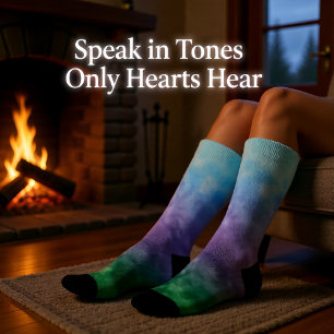 Whispering Pastel Vale Socks