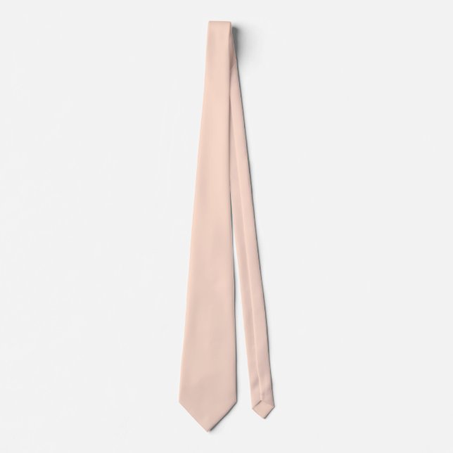 Whispering Peach Solid Color Tie (Front)