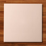 Whispering Peach Solid Colour Tile<br><div class="desc">Whispering Peach Solid Colour</div>