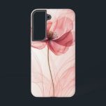 Whispering Petals Phone Case<br><div class="desc">A delicate bloom floats in a swirl of soft pink hues,  creating a serene and romantic design. Perfect for those who love subtle floral art with an ethereal touch.</div>