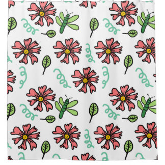 Whispering Petals Shower Curtains