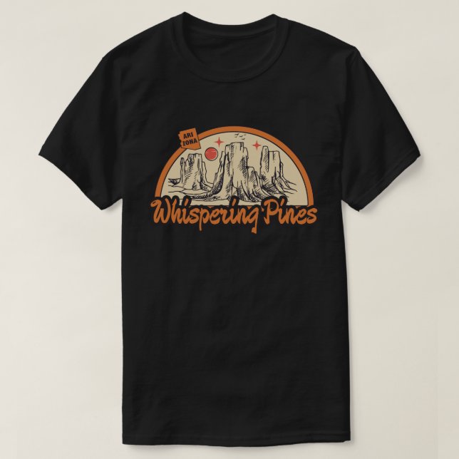 Whispering Pines, Arizona T-Shirt (Design Front)