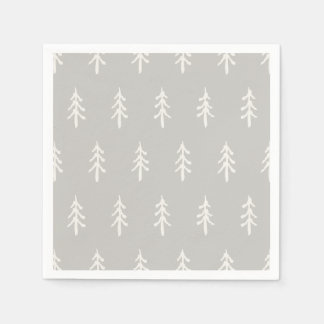 Whispering Pines - Frost Gray Napkin