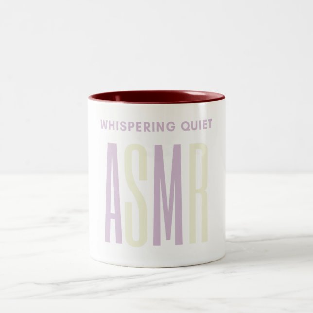 Whispering Quiet ASMR Two-Tone Coffee Mug (Center)