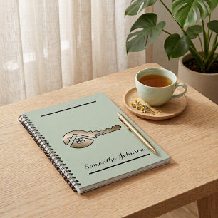 Whispering Sage Gold Key Real Estate Notebook