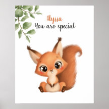 Whispering Squirrel Affirmations Customisable