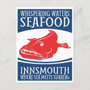 Whispering Waters Seafood Innsmouth Postcard