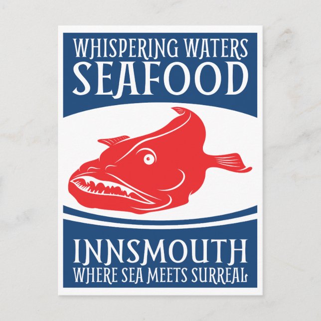 Whispering Waters Seafood Innsmouth Postcard (Front)