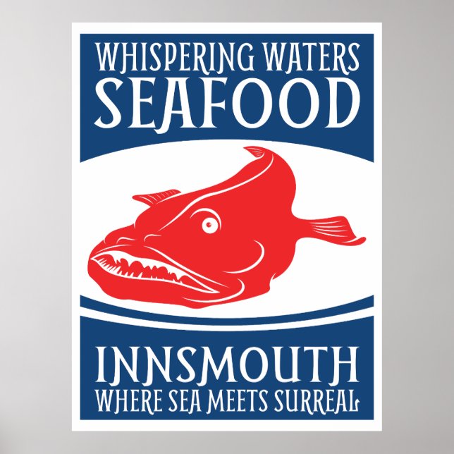 Whispering Waters Seafood Innsmouth Poster (Front)
