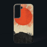 Whispering Wave Hill Phone Case<br><div class="desc">Gentle wave-like hills and a solitary sun create a minimalist,  serene view of the landscape at rest.</div>