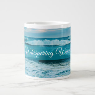 Whispering Waves: Ocean-Inspired ASMR Large Coffee Mug