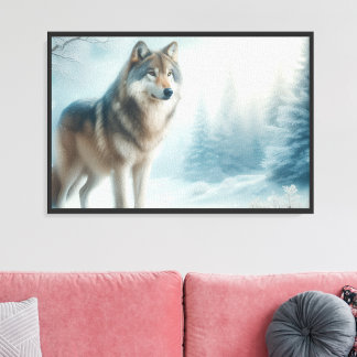 Whispering Wolf Canvas Print