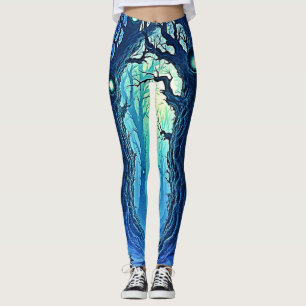 Whispering Woods Dark Fantasy Leggings