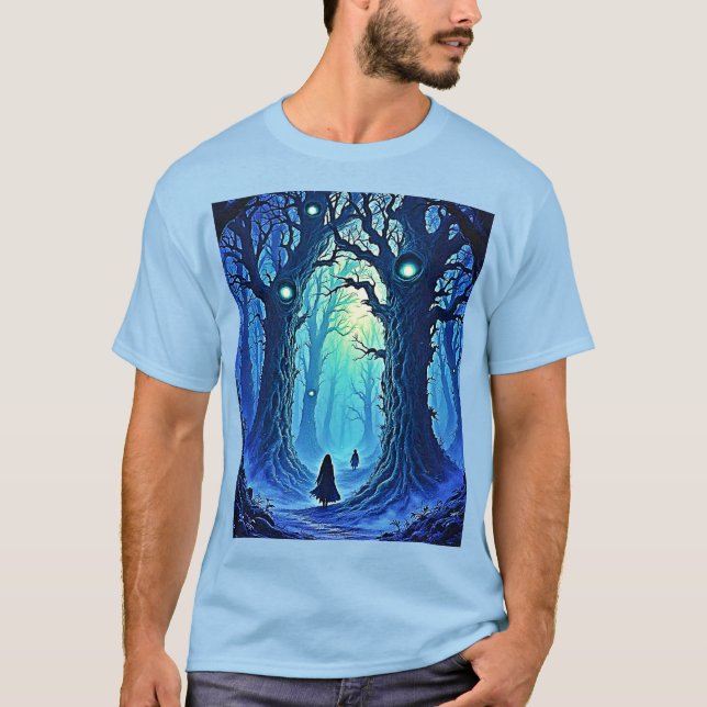 Whispering Woods Dark Fantasy T-Shirt (Front)