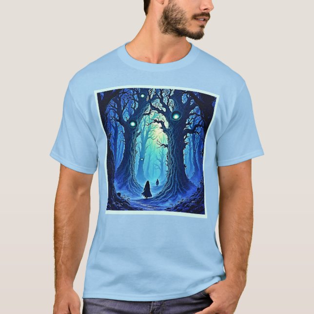 Whispering Woods Dark Fantasy T-Shirt (Front)