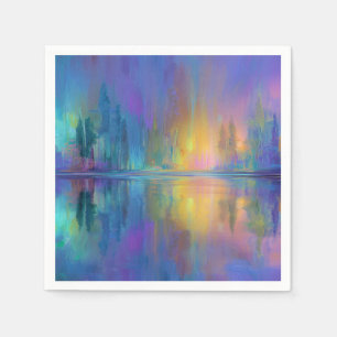 Whispering Woods in Pastel Colours Napkin