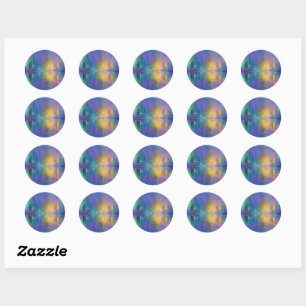 Whispering Woods, Mystical and Soothing, Classic Round Sticker