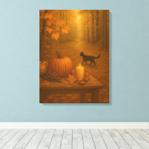 Whisperlight - Autumn Forest Canvas Print