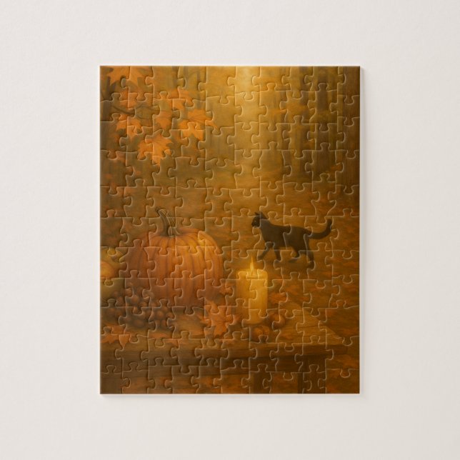 Whisperlight - Autumn Forest Jigsaw Puzzle (Vertical)