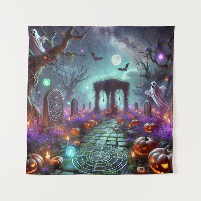 Whispers Beyond the Arch Tapestry (Front)