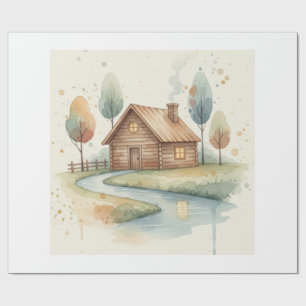 Whispers by the Autumn Lake Wrapping Paper