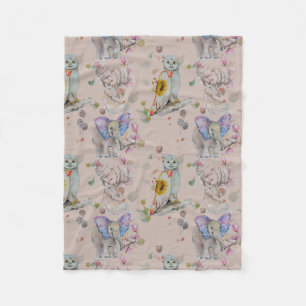 Whispers from Forrest Baby Fleece Blanket