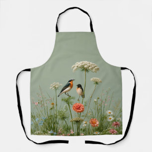 Whispers in the Meadow Sage Green Aprons