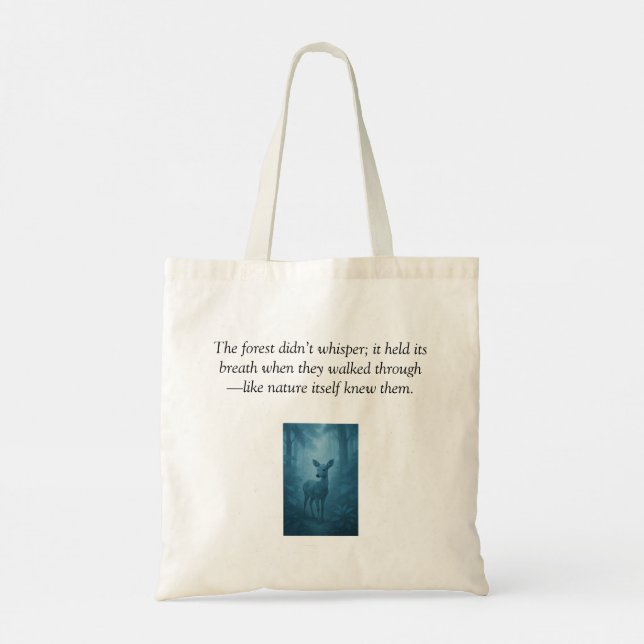 Whispers in the Rain: A Twilight-Inspired Tote Bag (Back)