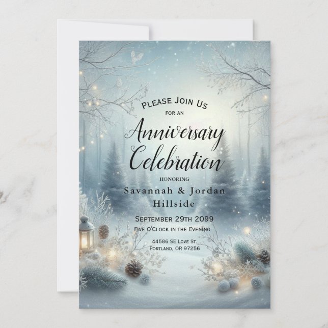 Whispers of a Winter Solstice Invitation (Front)