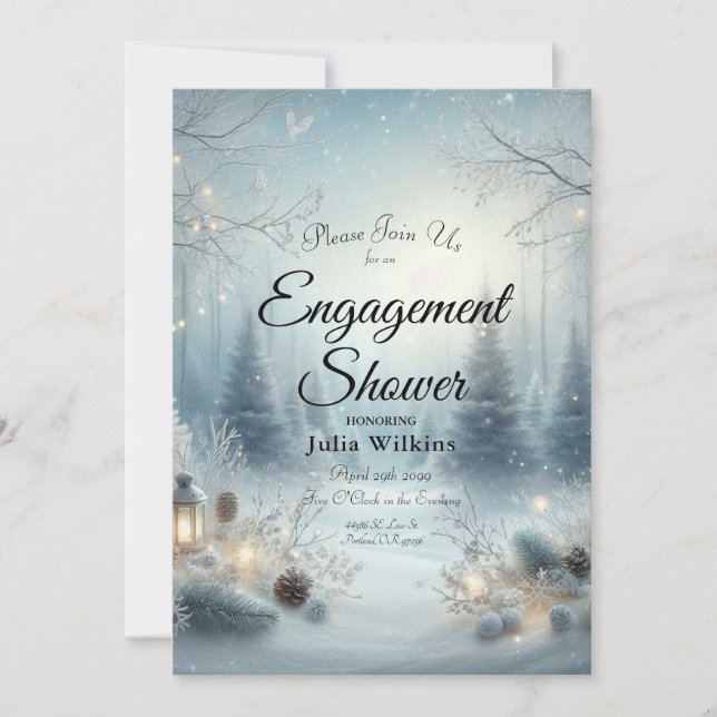 Whispers of a Winter Solstice Invitation (Front)