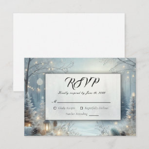 Whispers of a Winter Solstice RSVP Card