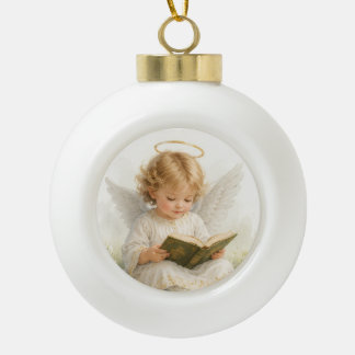 Whispers of Angels -Amara Sweatshirt Ceramic Ball Christmas Ornament
