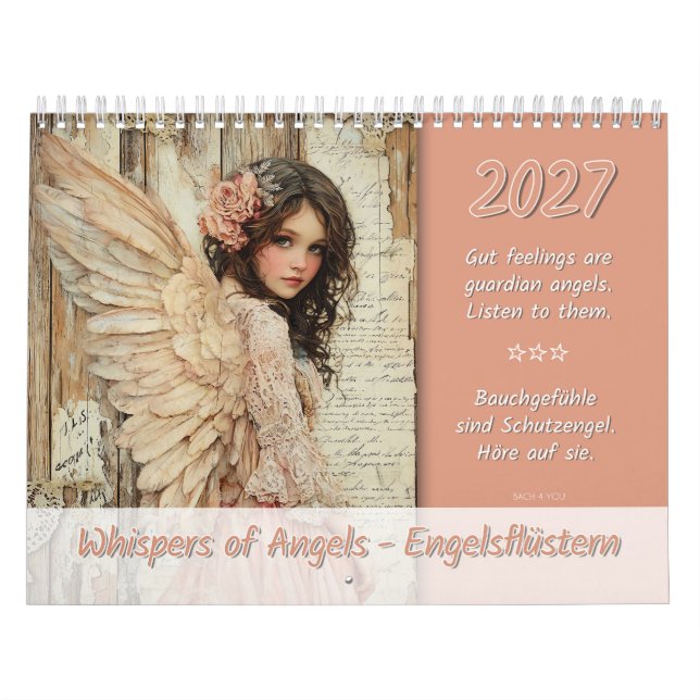 Whispers of Angels – Engelsflüstern 2027 Calendar (Cover)