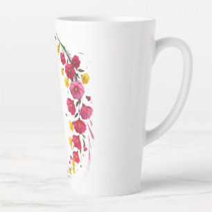 Whispers of Bloom Midnight Garden Petals in the Da Latte Mug