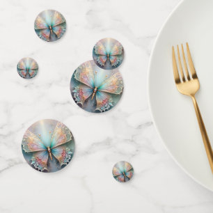 Whispers of Color: Pastel Fractal Butterfly Dream Confetti