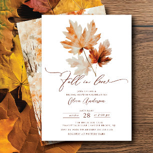 Whispers of Fall Bridal Shower Invitation