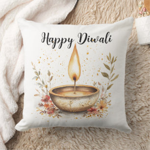 Whispers of Flame, Diwali Cushion