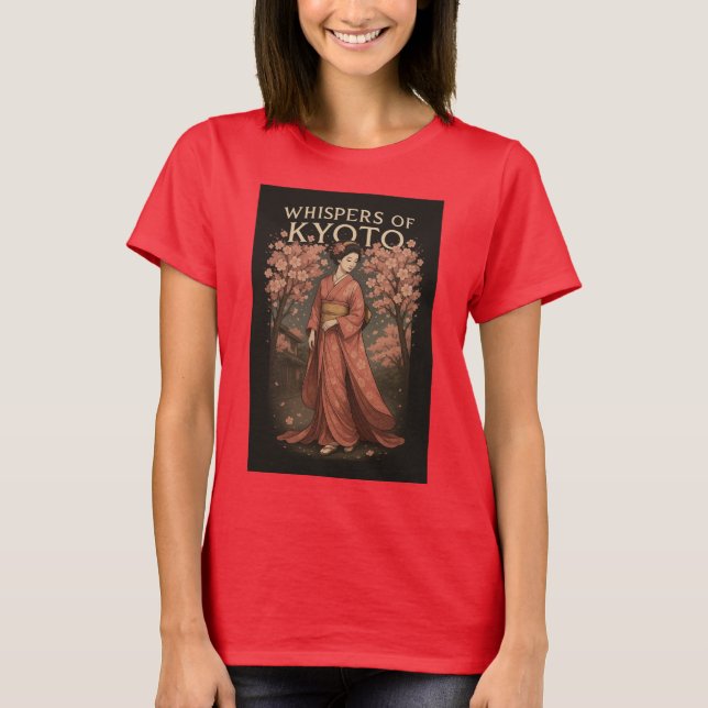 Whispers of Kyoto – Elegance in Every Step T-Shirt (Front)
