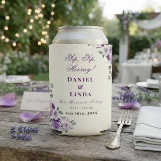 Whispers of Lavender: Elegance in Bloom Can Cooler