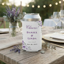 Whispers of Lavender: Elegance in Bloom Can Cooler