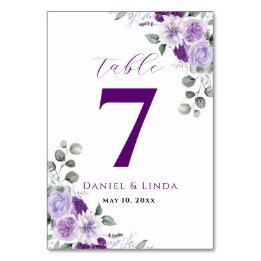 Whispers of Lavender: Elegance in Bloom Table Number