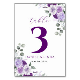 Whispers of Lavender: Elegance in Bloom Table Number