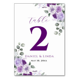 Whispers of Lavender: Elegance in Bloom Table Number