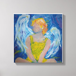 "Whispers of Love" Angel Canvas Print