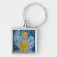 "Whispers of Love" Angel Keychain
