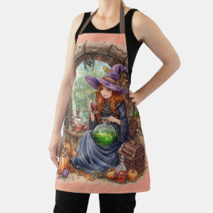 Whispers of Magic, Beautiful Witch and Her Potion Apron