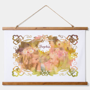 Whispers of Magic: Two Fairy Friends in a Garden Hanging Tapestry