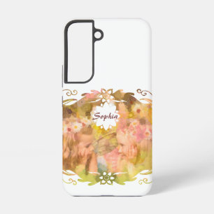 Whispers of Magic: Two Fairy Friends in a Garden Samsung Galaxy Case