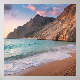 Whispers of Nature – Scenic Beach & Mountain Lands Foil Prints