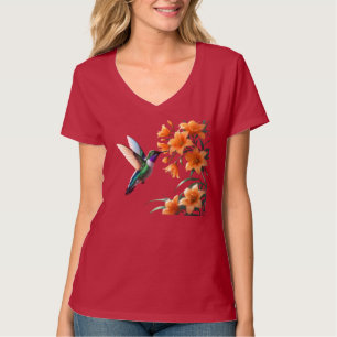 Whispers of Nectar: A Hummingbird’s Delight" T-Shirt
